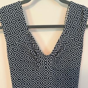 Anthropologie knit dress with cutout back size 0